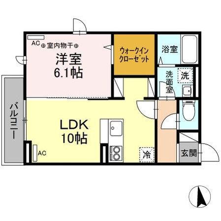 河原町駅 徒歩4分 2階の物件間取画像